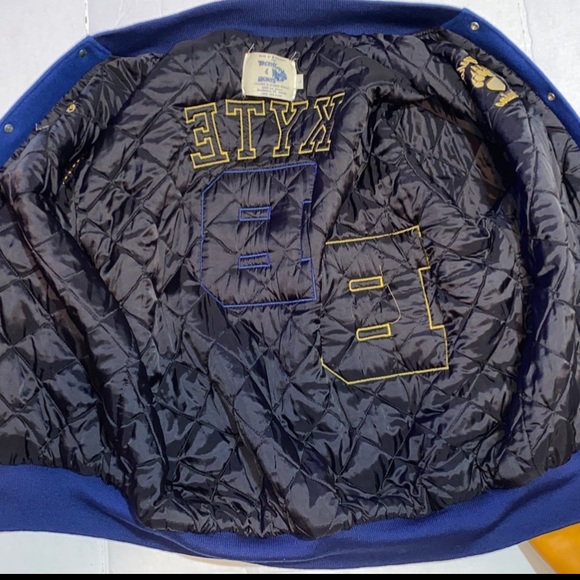 Vintage 2008 Bayshore Bruins Varsity College Baseball Letterman Jacket Lg - Picture 10 of 13